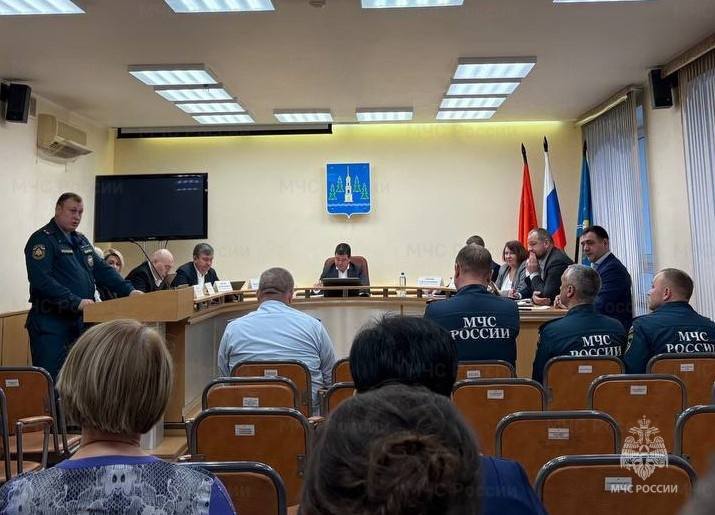 На заседании КЧС в Раменском обсудили меры обеспечения пожарной безопасности в новогодние праздники