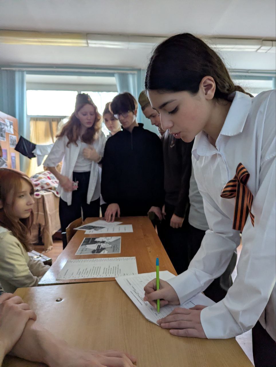 Шаги к Победе. Сегодня в День РГ состоялся традиционный интеллектуально-творческий марафон, полностью погрузивший всю гимназию в историю Победы в Великой Отечественной войне