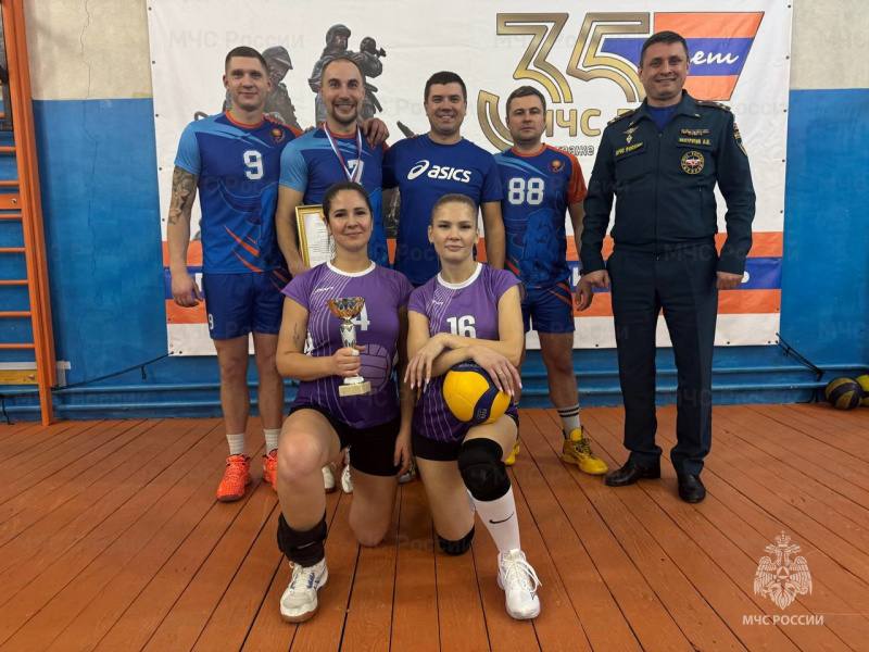 В Клину проведены соревнования по волейболу