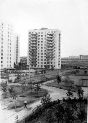 Улица Обручева, вид на дом № 37, 1965-1970