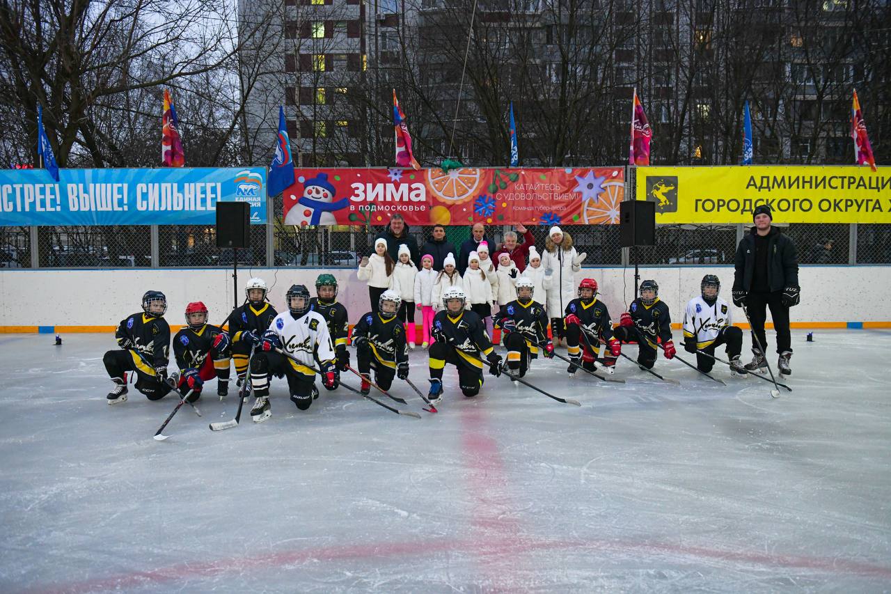 Как прошло открытие катка на улице Панфилова Как прошло открытие катка на улице Панфилова