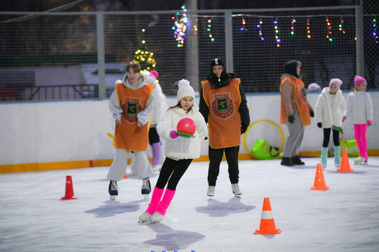 Как прошло открытие катка на улице Панфилова Как прошло открытие катка на улице Панфилова