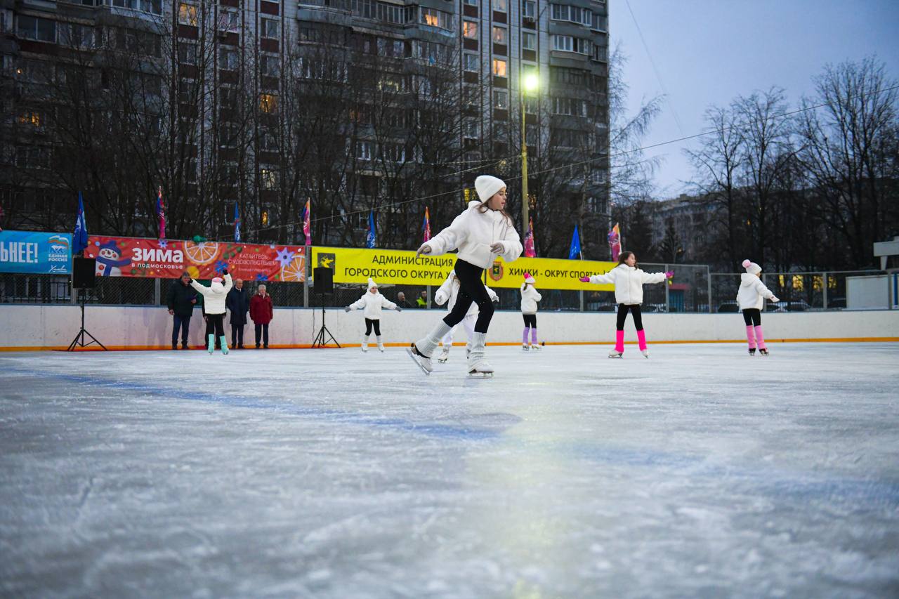 Как прошло открытие катка на улице Панфилова Как прошло открытие катка на улице Панфилова