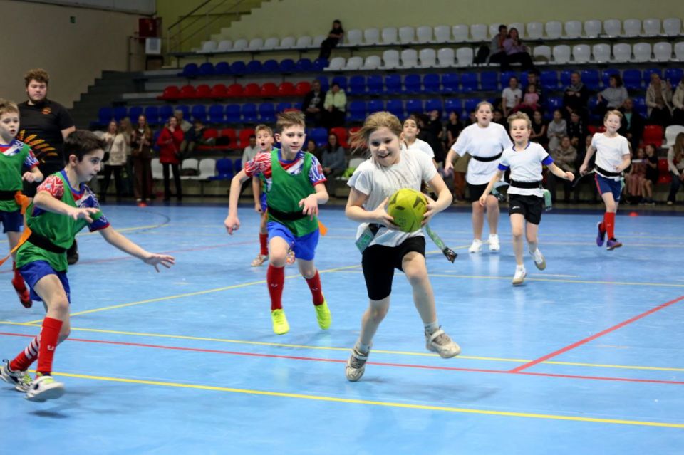 В Долгопрудном состоялся первый детский турнир по тэг-регби памяти П.Ю. Климова