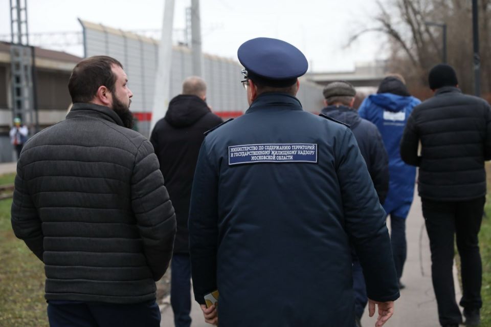 В Долгопрудном проверили состояние платформ и территорий МЦД