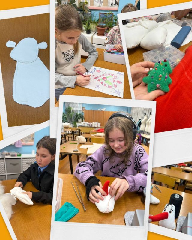 А у нас подарок Деду Морозу в Великий Устюг! Творческое объединение «Кукольные сны», педагог Сабирзянова Марина Витальевна