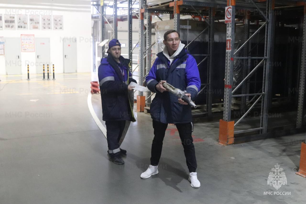 Пожарные учения проведены на территории индустриального парка в Химках Пожарные учения проведены на территории индустриального парка в Химках