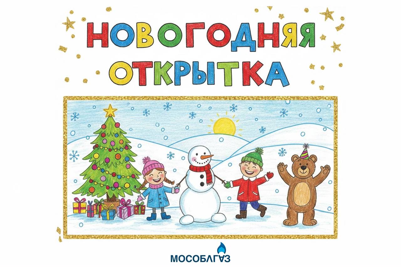 Мособлгаз приглашает подмосковных школьников 1-4 классов вместе с классными руководителями принять участие в традиционном конкурсе видеопоздравлений «НОВОГОДНЯЯ ОТКРЫТКА 2025»!