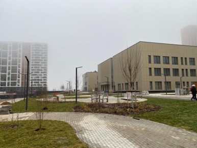 В Ленинском городском округе продолжается активное строительство новой общеобразовательной школы на 1150 мест, расположенной в жилом комплексе «Южная Битца»