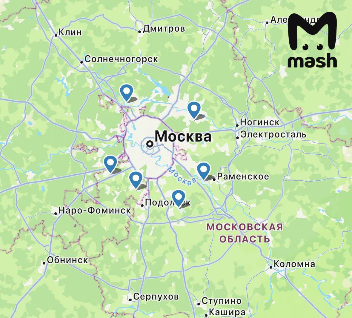 Украинские БПЛА атаковали Москву и область, за пару часов уничтожено 2 дрона, летевших на столицу