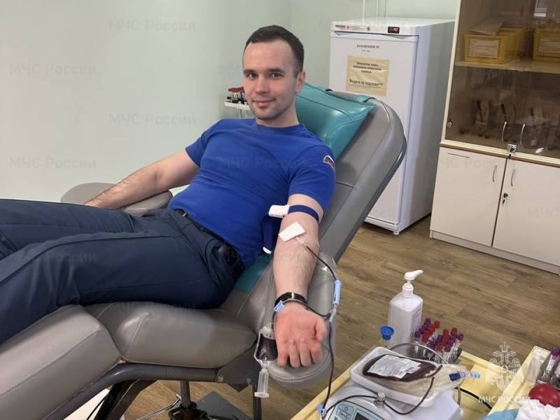 Егорьевские сотрудники МЧС России стали донорами