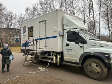 С начала осени в Богородском округе организована работа выездного мобильного маммографа