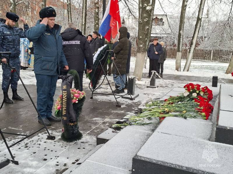 В Серебряных Прудах почтили память воинов, павших при освобождении города в годы ВОВ