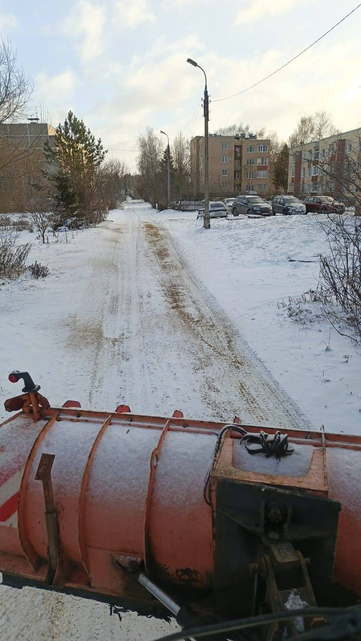 Циклон принёс в Домодедово снег Циклон принёс в Домодедово снег