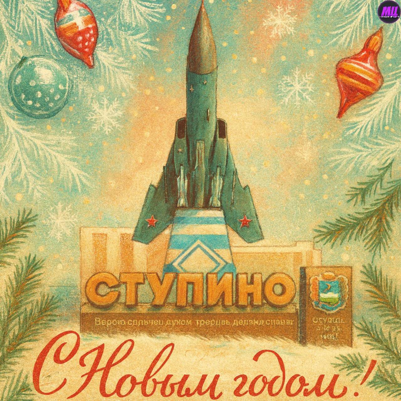 В Ступино появились новогодние открытки с видами города, созданные нейросетью В Ступино появились новогодние открытки с видами города, созданные нейросетью