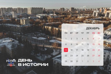 На календаре 15 декабря и это новый #Деньвистории