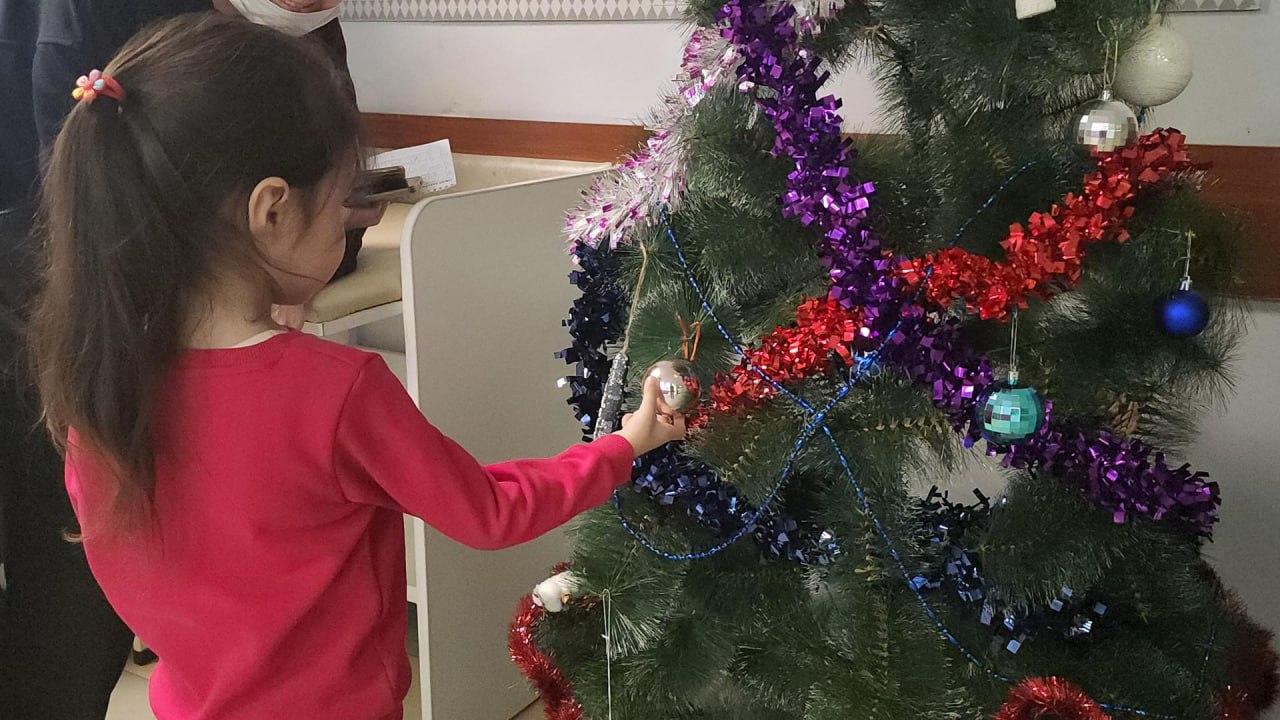 Новогодние инсталляции появились в Люберецкой областной больнице Новогодние инсталляции появились в Люберецкой областной больнице