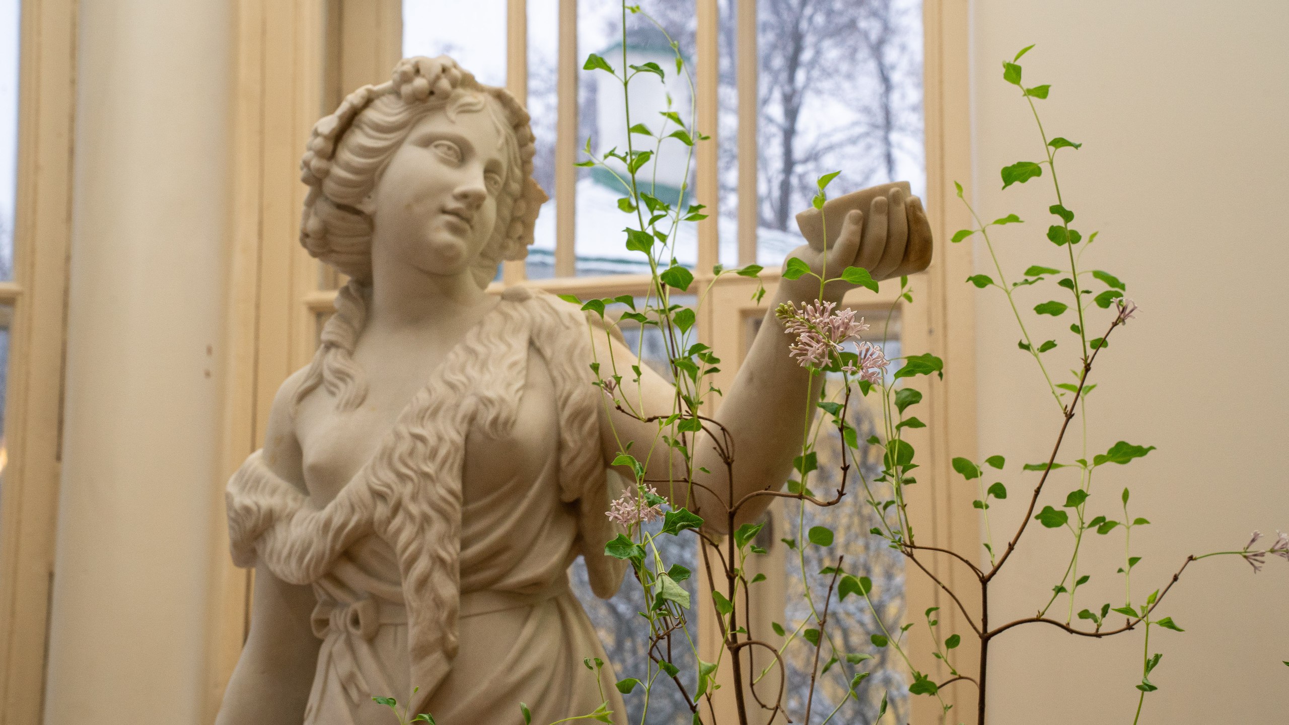 В усадьбе Горки музея-заповедника «Горки Ленинские» расцвела сирень – впервые за 108 лет здесь возродили традицию создания весеннего настроения к Рождеству В усадьбе Горки музея-заповедника «Горки Ленинские» расцвела сирень – впервые за 108 лет здесь возродили традицию создания весеннего настроения к Рождеству