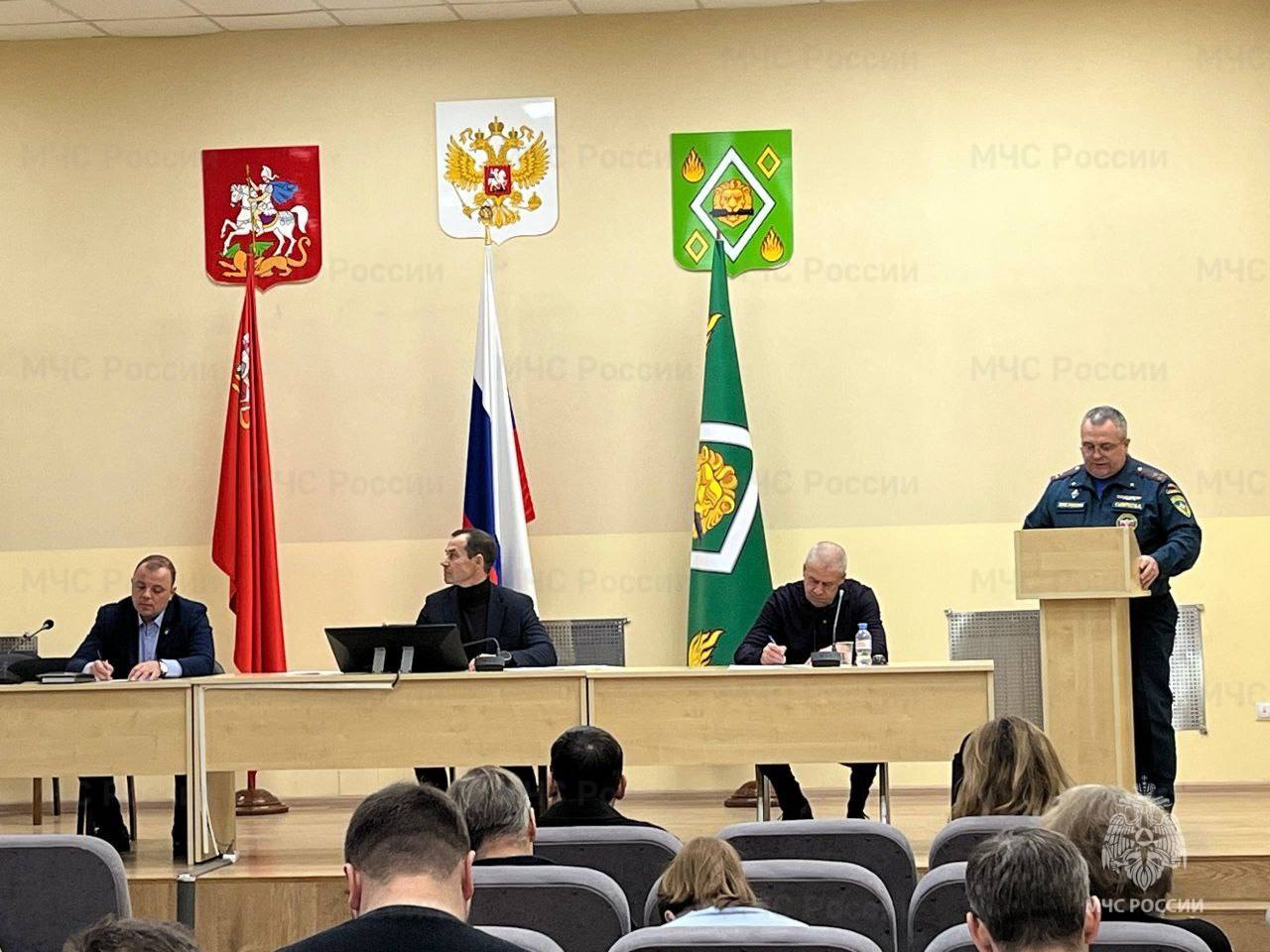 На заседании КЧС в Пушкинском округе рассмотрены вопросы обеспечения безопасности