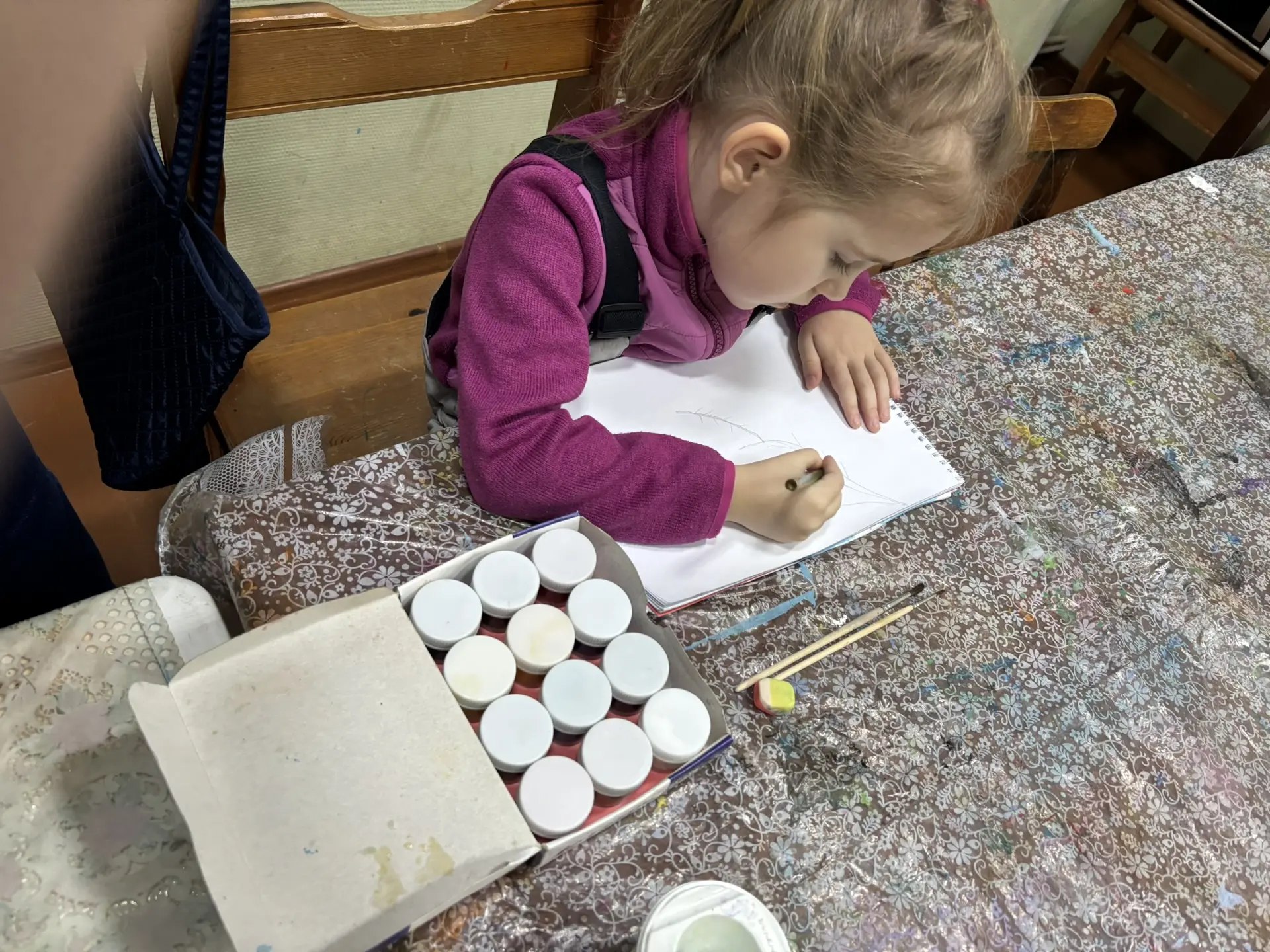 Наши новости. Открытое занятие по изобразительному искусству "Волшебная зимняя сказка" в муниципальном округе Чехов Наши новости. Открытое занятие по изобразительному искусству "Волшебная зимняя сказка" в муниципальном округе Чехов