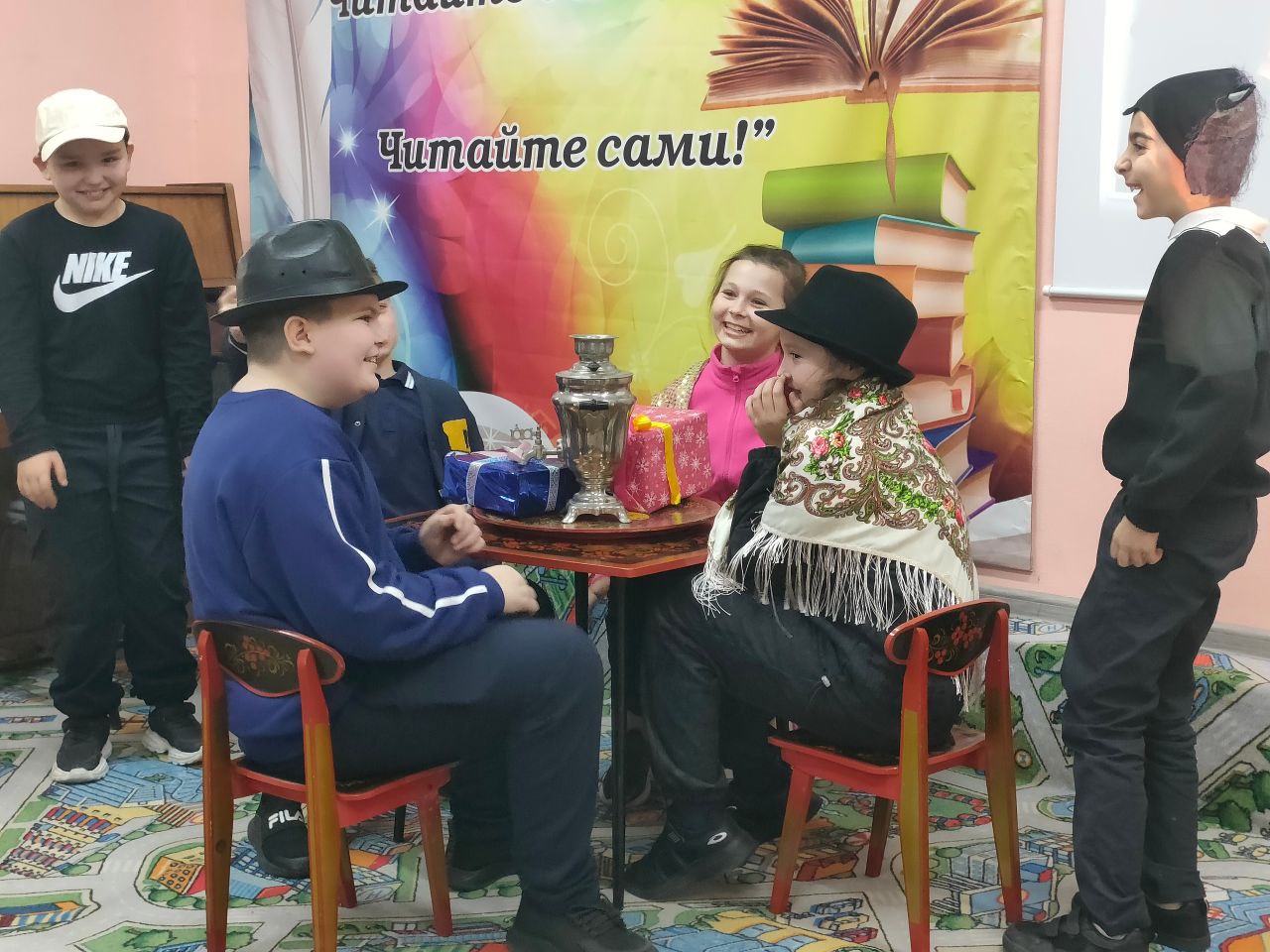 Рассказы маленького мальчика ожили в читальном зале Чеховской библиотеки Рассказы маленького мальчика ожили в читальном зале Чеховской библиотеки