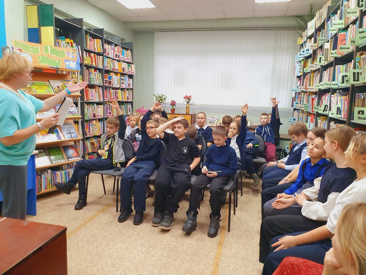 На веселом уроке здоровья побывали учащиеся из города Чехов