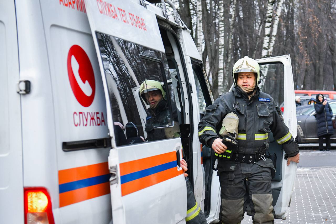 В Химках провели тренировку по эвакуации В Химках провели тренировку по эвакуации