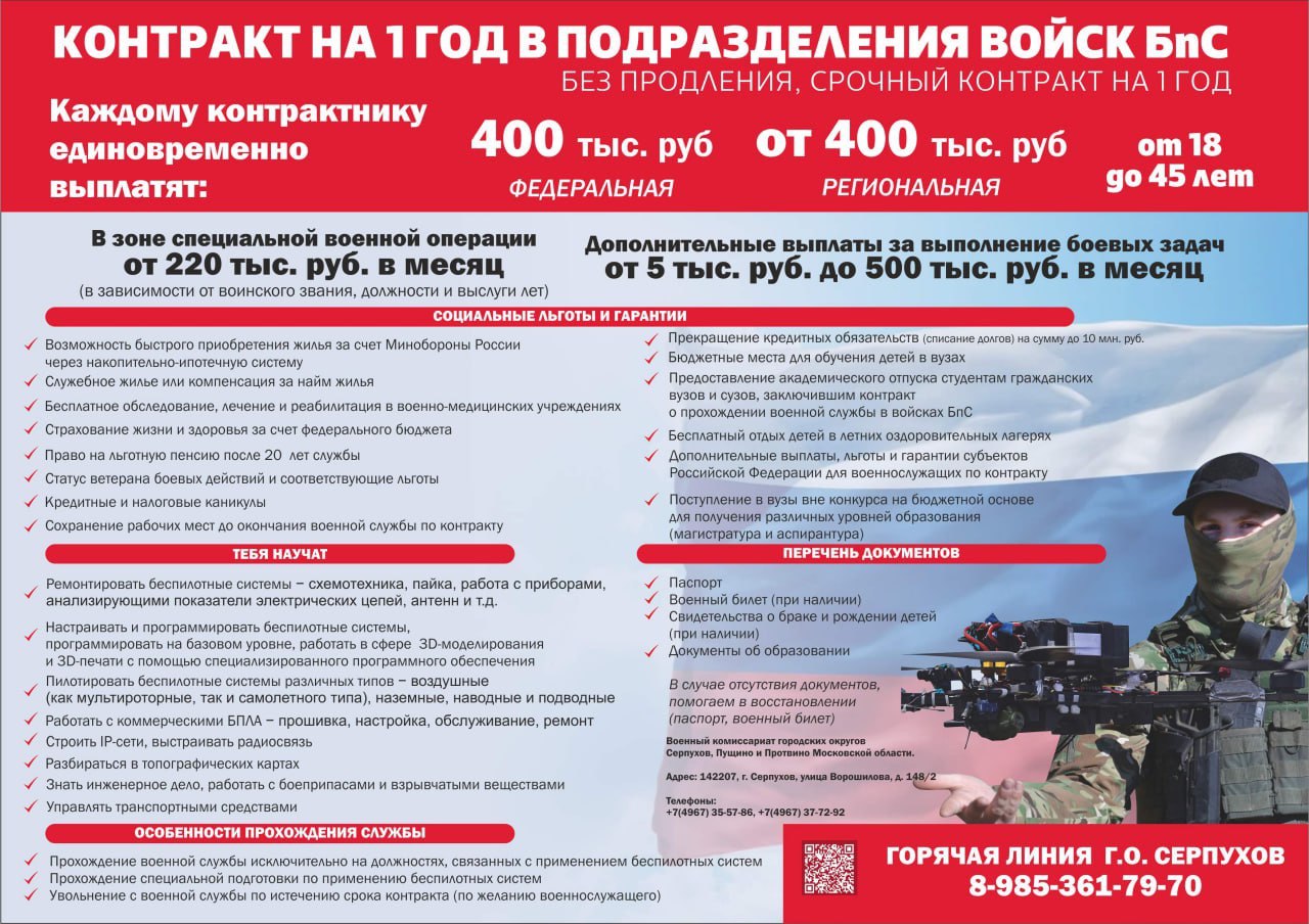 Ты настоящий патриот и принял решение идти на контрактную службу с МО РФ!!!