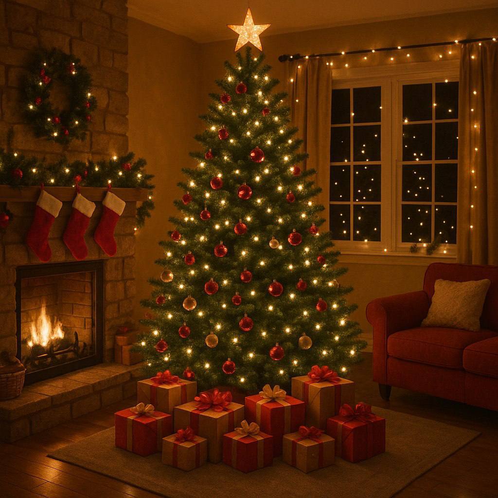 Безопасный Новый год. Насколько твоя новогодняя ёлка соответствует пожарной безопасности ёлка размещена на устойчивой основе на расстоянии не менее 50 см от систем отопления;