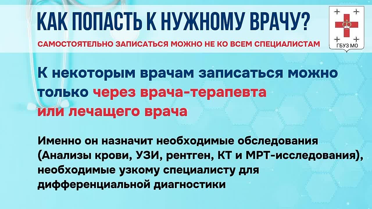 Как записаться к врачу в Дмитровской больнице?