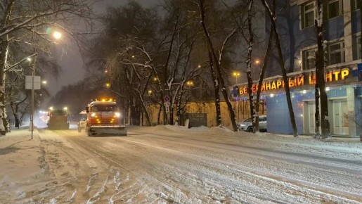 Владимир Волков: В Люберцах продолжается снегопад - к утру может выпасть до 4 сантиметров осадков