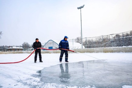 Юлия Купецкая: Каток для жителей Пироговского!