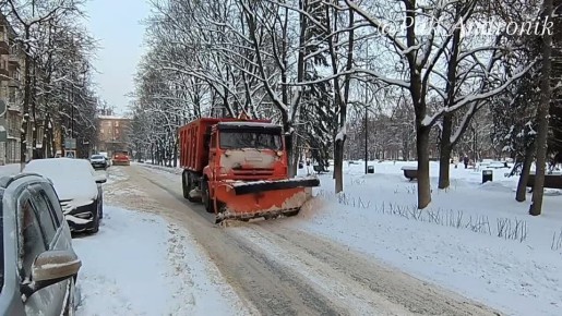 Ведем работы по уборке снега