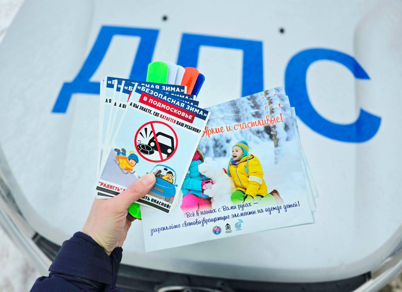 Сотрудники Госавтоинспекции г.о. «Власиха» провели информационное мероприятие «Безопасные горки»