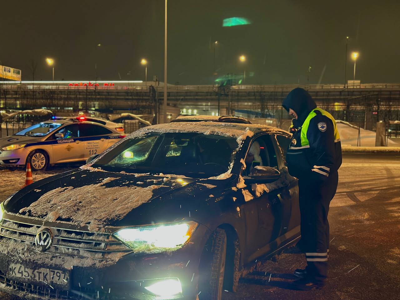 В Химках прошел совместный профилактический рейд «Трезвый водитель» В Химках прошел совместный профилактический рейд «Трезвый водитель»