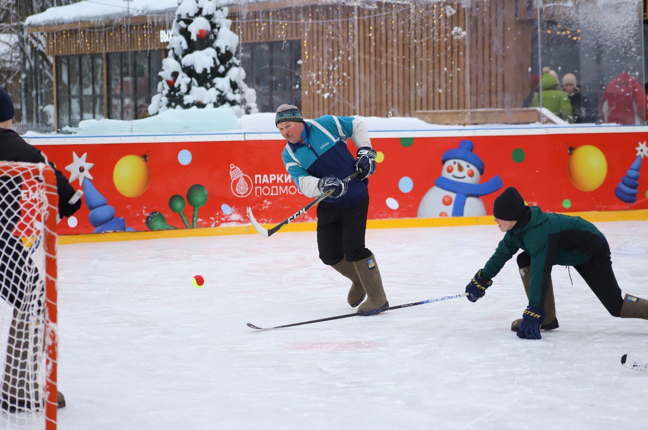 Турнир по хоккею в валенках состоялся в Солнечногорске