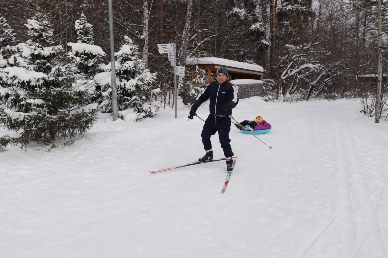 Чьи это следы петляют по Мытищинскому лесопарку? Чьи это следы петляют по Мытищинскому лесопарку?
