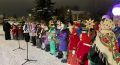 В Рождественский сочельник у Дмитровского роддома прошёл праздничный концерт