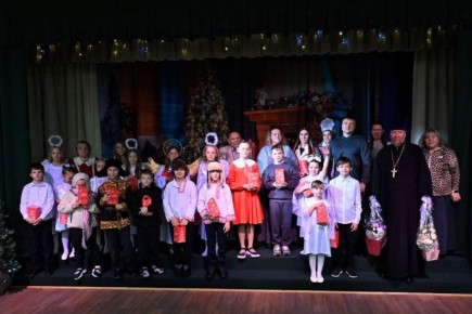 В деревне Сераксеево состоялось рождественское представление