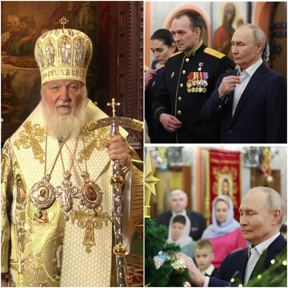 Россия встретила светлый праздник Рождества Христова