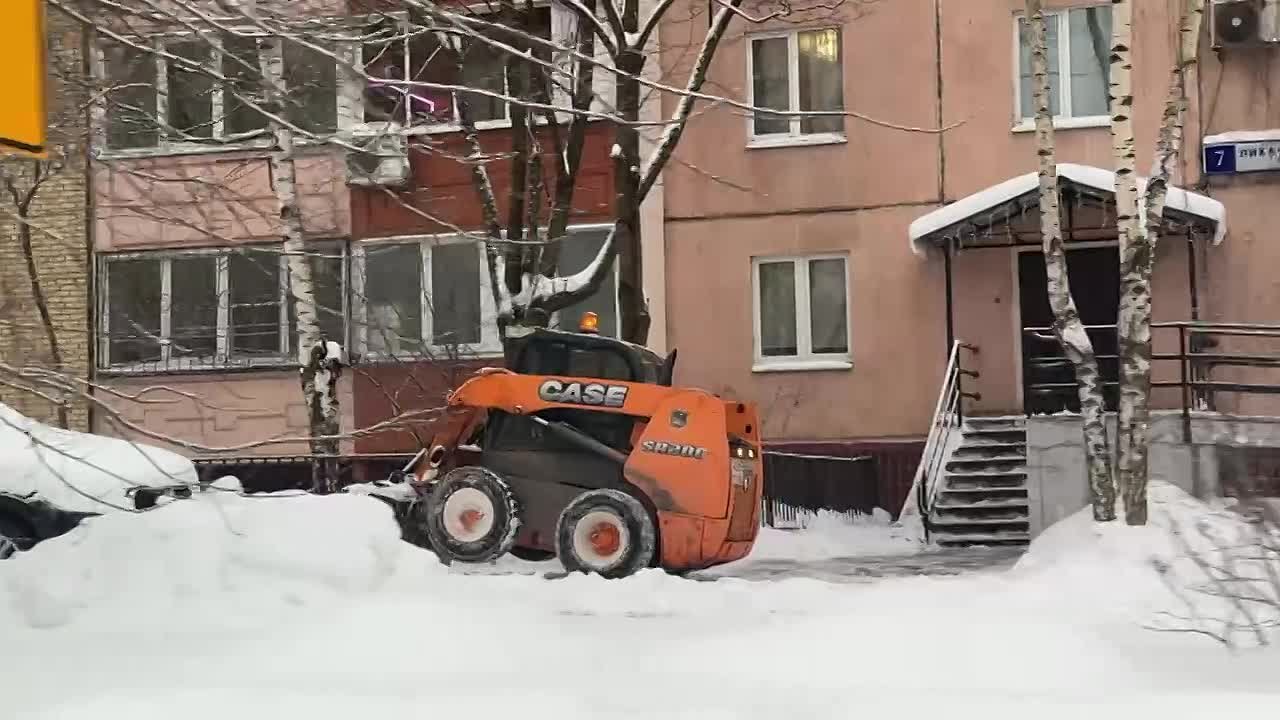Зима в Долгопрудном: в городе ожидается сильный снегопад