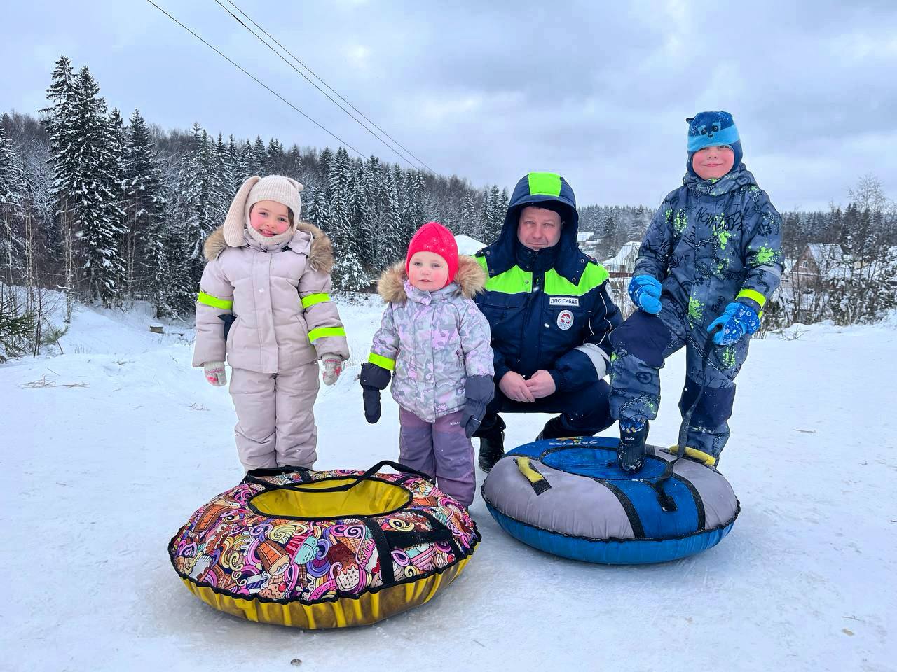 Госавтоинспекция Подмосковья предупреждает об опасностях зимнего отдыха