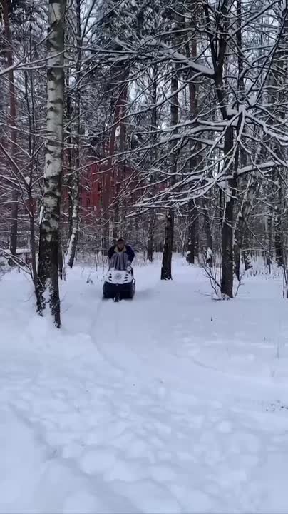 Новую лыжню проложили в поселке Мечниково!