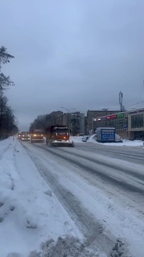 Уборка снега в городском округе не останавливается!
