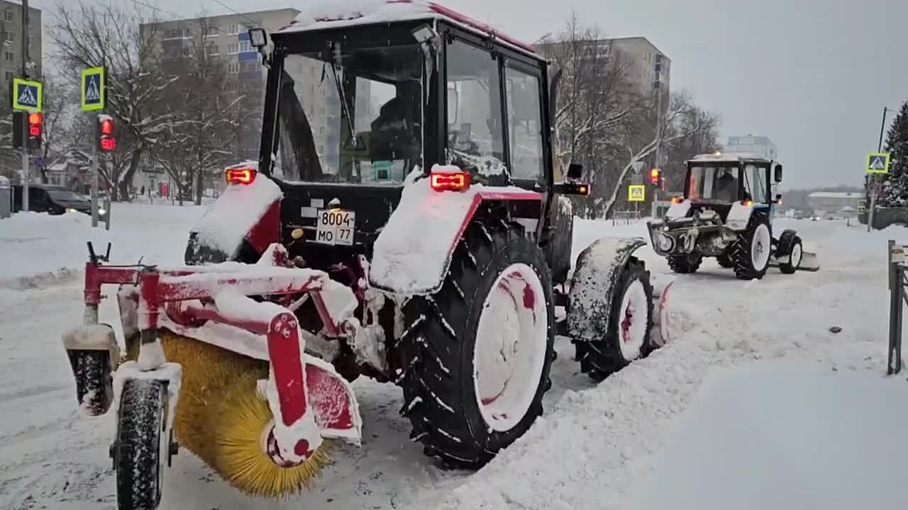 Михаил Собакин: На оперативном штабе заслушал доклады по уборке снега на территории нашего округа Чехов