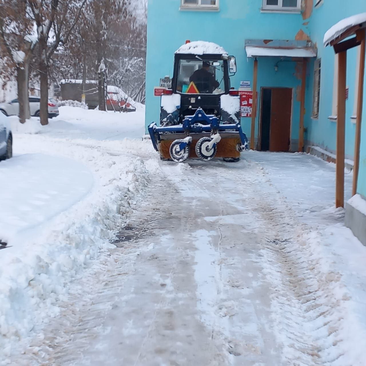 Уборка снега в городском округе не останавливается! Уборка снега в городском округе не останавливается!