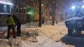 С раннего утра в Раменском округе устраняют последствия сильного снегопада