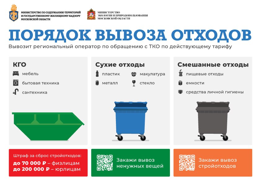 Что можно складировать в бункер для крупногабаритных отходов?