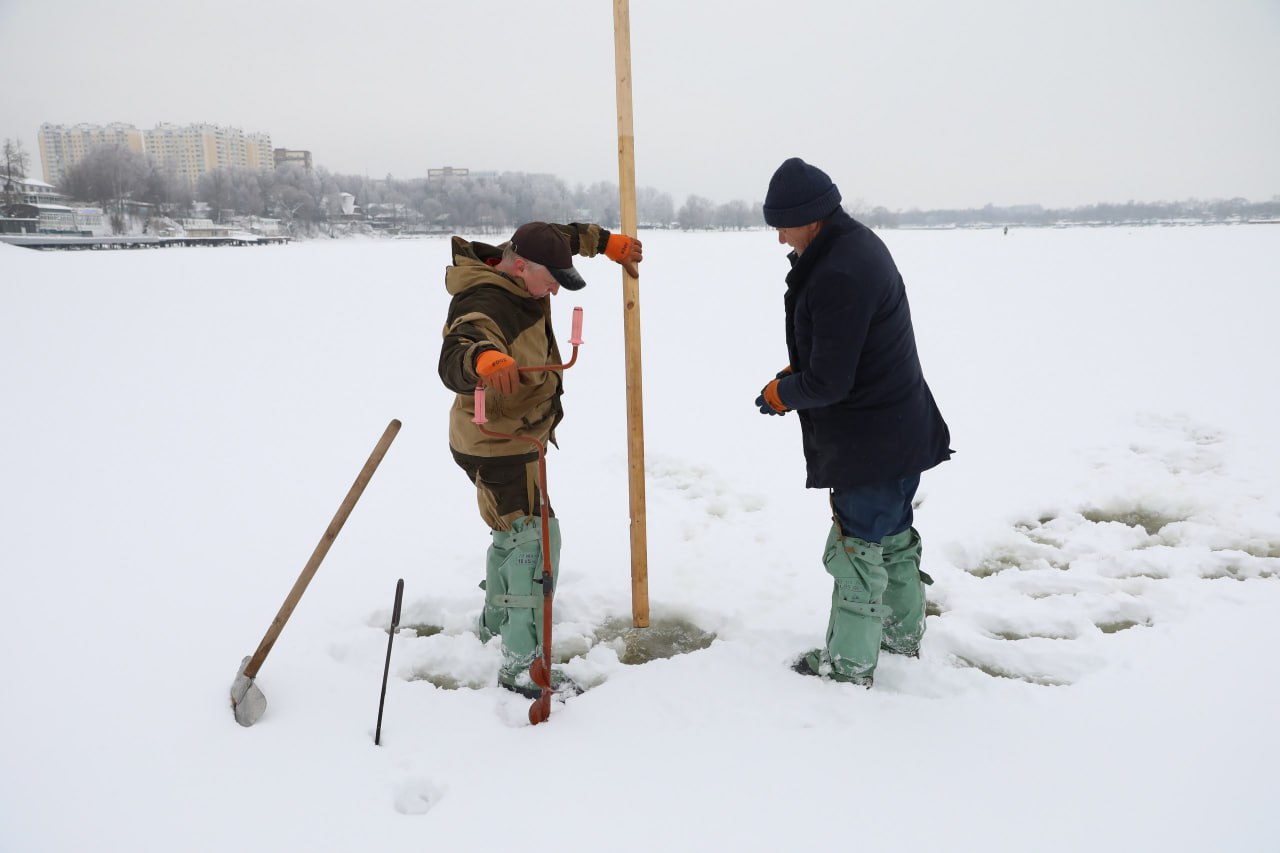 Долгопрудный готовится к Крещению Долгопрудный готовится к Крещению