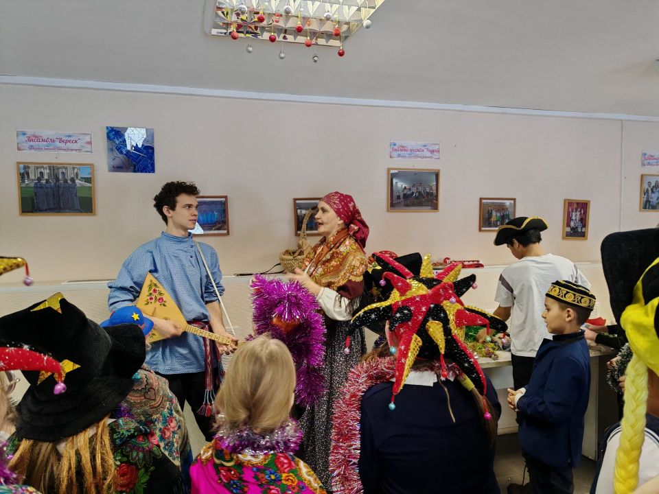 Наши новости. Фольклорная программа "Зимние вечерки" прошла в с. Молоди м.о. Чехов